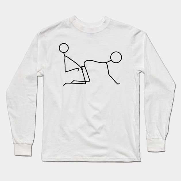 Stick Figures Long Sleeve T-Shirt by JasonLloyd